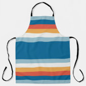 Summer Rainbow Stripes Schort (Voorkant)