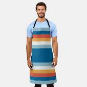 Summer Rainbow Stripes Schort (Gedragen)