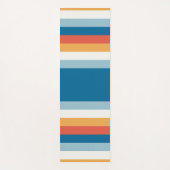 Summer Rainbow Stripes Yogamat (Voorkant)