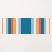 Summer Rainbow Stripes Yogamat (Voorkant (horizontaal))