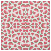 Summer Red Green Watermelon Waterverf Pattern Stof (Swatch)