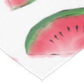 Summer Red Green Watermelon Waterverf Pattern Tafelkleed (Gekanteld)