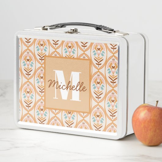 Summer Retro Garden | Monogram Lunch Box (In situ)