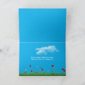 summer rope design with poppies kaart (Binnen)