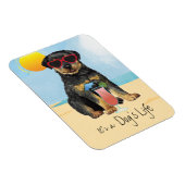 Summer Rottweiler Magnet Magneet (Rechterzijde)