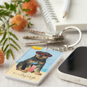 Summer Rottweiler Sleutelhanger (Voorkant Rechts)