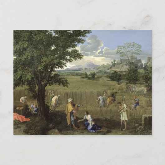 Summer, Ruth and Boaz, 1660-64 Briefkaart (Voorkant)