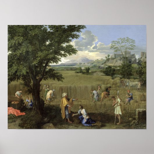 Summer, Ruth and Boaz, 1660-64 Poster (Voorkant)
