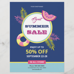 Summer Sale Flyer