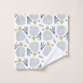 Summer Sand Dollar Seashells Beach Patroon Bad Handdoek (Wasdoekje)
