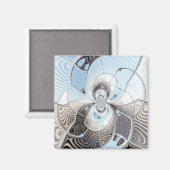 Summer Sands magnet © Angel Honey, 2009 Magneet (Voorkant / Achterkant)