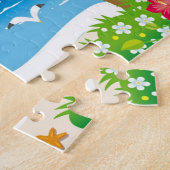 SUMMER SANTA VOOR BEACH JIGSAW PUZZLE LEGPUZZEL (Zijkant)
