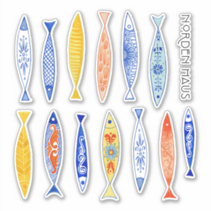 Summer School of Fish Sticker