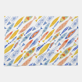 Summer School of Fish Tea Handdoek