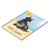 Summer Scottish Terrier Notitieboek (Linkerzijde)