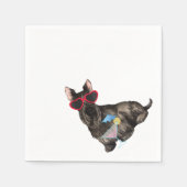 Summer Scottish Terrier Servet (Voorkant)