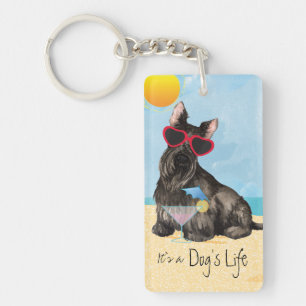 Summer Scottish Terrier Sleutelhanger