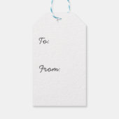 Summer Seashells in Periwinkle Gift Label Cadeaulabel (Achterkant)