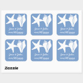 Summer Seashells in Periwinkle Sticker (Vel)