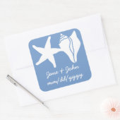 Summer Seashells in Periwinkle Sticker (Envelop)