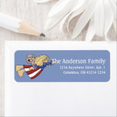 Summer Season Angel Return Address Labels (Insitu)