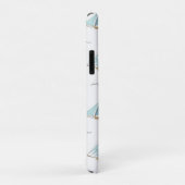 Summer Seatime Cute-jachten met zeilschip Case-Mate iPhone Case (Achterkant/rechts)