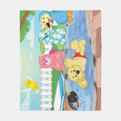 Summer Sensation Pool Fleece Deken (Voorkant)