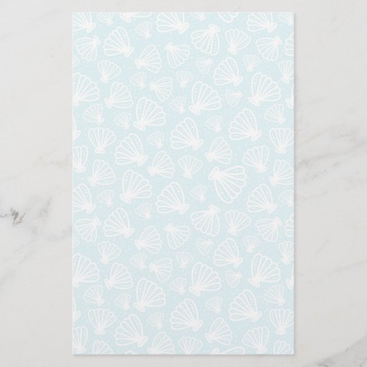 Summer Shell Pattern Briefpapier (Voorkant)
