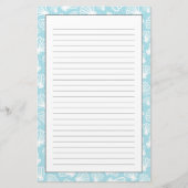 Summer Shell Pattern Briefpapier (Voorkant)