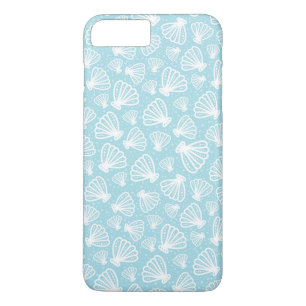 Summer Shell Pattern iPhone 8 Plus / 7 Plus Hoesje