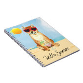 Summer Shiba Inu Notitieboek (Rechterzijde)