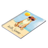 Summer Shiba Inu Notitieboek (Linkerzijde)