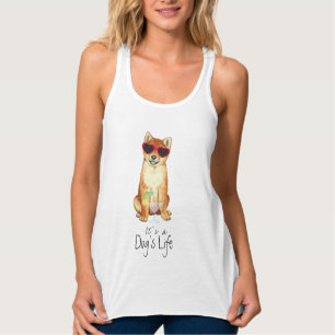 Summer Shiba Inu Tanktop