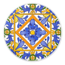 Summer, Siciliaanse tegels, majolica, Middellandse