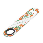 Summer Sinaasappels Citrus Waterverf Fruit Pattern Speed Flessenopener (Voorkant Gekanteld)