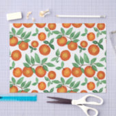 Summer Sinaasappels Citrus Waterverf Fruit Pattern Tissuepapier (Craft)