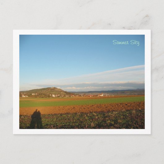 Summer Sky Briefkaart (Voorkant)