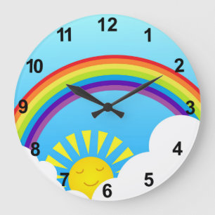 Summer sky grote klok