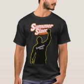 Summer Slam Burnout Champion Wrestling Style T-shirt (Voorkant)