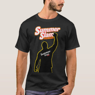 Summer Slam Burnout Champion Wrestling Style T-shirt