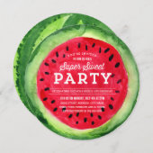 Summer Slice Invite Kaart (Voorkant / Achterkant)