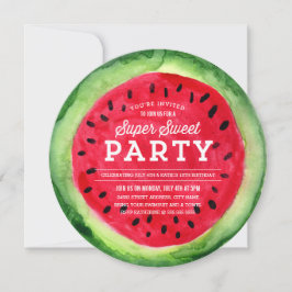 Summer Slice Invite Kaart