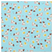 Summer Smooth Fox Terrier Stof (Swatch)