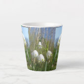 Summer Snowflakes & Blue Sky Latte Mug Mok (Voorkant)