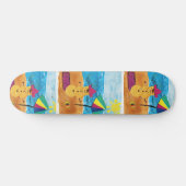 Summer Snowman - Kinder kunst voor CHOC Skateboard (Horizontaal)