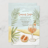 Summer Soirée uitnodiging (Voorkant / Achterkant)