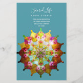 Summer Sol Mandala Flyer (Achterkant)