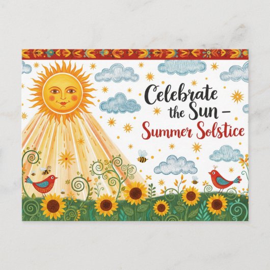 Summer Solstice Briefkaart (Voorkant)
