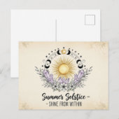 Summer Solstice Briefkaart (Voorkant / Achterkant)