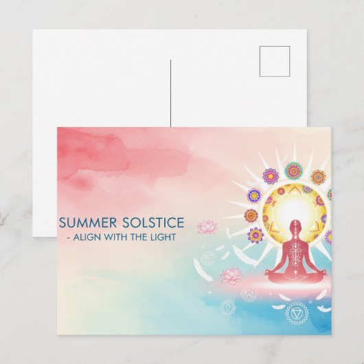 Summer Solstice Briefkaart (Voorkant / Achterkant)